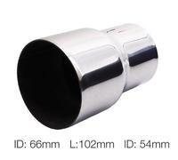 Adattatore Terminale Scarico 66-54mm in Acciaio Inossidabile Simoni Racing