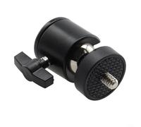Adattatore testa a sfera per fotocamera DSLR 14 e 38 vite, facile regolazione dell'angolo (1/4)