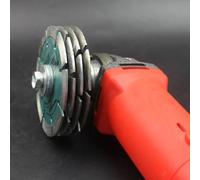 Adattatore testa di conversione per scanalatura in acciaio al carbonio compatibile con smerigliatrici angolari da 100 mm e 125 mm che utilizzano tipi M10 o filettatura (tipo 125)