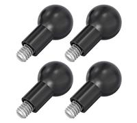 Adattatore testa sferica da 17 mm, 4 pezzi, per fotocamera cellulare e tablet supporti con vite standard da 1/4", vite adattatore fotocamera