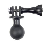 Adattatore testa universale con attacco a sfera da 1" con vite a pollice, adatto per GoPro Hero 9, 8 nero, 7 nero, 7 argento, 7 bianco, 6, 5, 4, 3+, 5Session, MAX, DJI Osmo Action