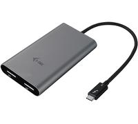 ADATTATORE THUNDERBOLT SU DISPLAYPORT I-TEC TB3DUAL4KDP - 8 Porte USB-C HDMI Ethernet USB 3 Supporto 4K