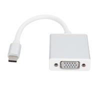 Adattatore Thunderbolt3To VGA, convertitore da USB Type C maschio a VGA femmina, compatibile con Dell XPS, plug and play, risoluzioni VGA fino a