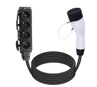 Adattatore Tipo 2 A Schuko, V2L Adattatore per BYD Atto 3 MG ZS SERES 5 | IP54 Waterproof, Spina Tipo 2 Presa EU da 30 cm, 3,5 kW, 16 A 220V portatile V2L per auto elettrica