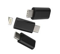 Adattatore tipo C a Lightning Femmina (3 Pack)USB C Jack Maschio Accessori Caricatore Cavo Convertitore Type-C Adapter Per iPad Air Mini6 Per Apple iPhone15 Pro Max Plus Compatibile con Samsung