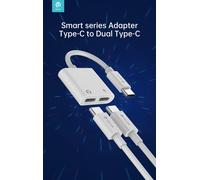 Adattatore Tipo-C per carica e audio connettori Tipo-C