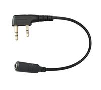 Adattatore tipo K da due pin a femmina da 3,5 mm per la maggior parte delle cuffie e degli altoparlanti mobili, cavo radio e microfono portatile