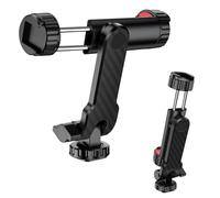Adattatore Treppiede per Telefono Cellulare, Adattatore Universale per Supporto Telefono, Adattatore Cellulare per Treppiedi con 2 Pattini Freddi e Vite da 1/4", Morsetto Treppiede per Smartphone