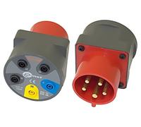 Adattatore trifase AGT-32P 32A presa a banana x5, spina CEE x5 SONEL