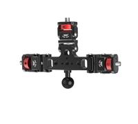 Adattatore Triple Mount in alluminio 1/4 3/8 Fili per Azione DSLR Fotocamera Telefono Stativo Estensione Bracket Fotocamera di Ricambio