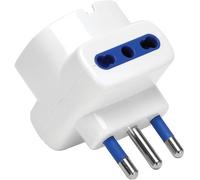Adattatore Triplo 16A con Schuko Aigostar Bianco 2P con T 10 Pezzi