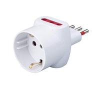 Adattatore Triplo Civile Serie Emilia, Bianco