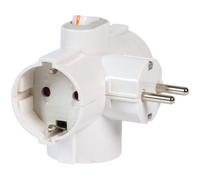ADATTATORE TRIPLO SCHUKO-SCHUKO+ INT. 16A FME