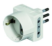 Adattatore Tris 1St Tedes 2Pres 10A Bco Set 5 Pezzi - Bticino