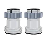 Adattatore tubo piscina 38 mm e 32 mm Raccordo tubo piscina per Intex 10722 Bestway Coleman (confezione da 2)