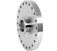 Adattatore tubolare in acciaio inossidabile da KF-40 a CF-80 | Convertitore flangia ISO a CF per sistemi a vuoto