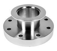 Adattatore tubolare in acciaio inossidabile da KF-40 a CF-80 | Convertitore flangia ISO a CF per sistemi a vuoto