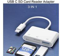 Adattatore Type C Lettore di Schede TF SD OTG Writer Compact Flash USB-C per iPad Pro Huawei Macbook Samsung Xiaomi