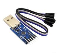 Adattatore UART da USB a per convertitore seriale TTL, compatibile con programmatore STC, materiale ABS, ampio intervallo di temperatura da -40 °C a +85 °C, uso industriale compatto ed elettronico