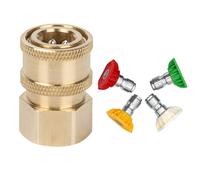 Adattatore Ugello Lavaggio Auto Modelli Spray Regolabile Design Facile da Usare