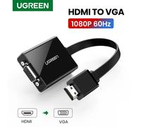 Adattatore UGREEN HDMI a VGA per convertitore PS4 maschio a Famale adattatore HDMI VGA 1080P con Jack 3,5 per TV Box PC HDMI a VGA