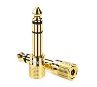 Adattatore Ugreen / riduzione da mini jack da 3,5 mm a jack da 6,3 mm - Oro