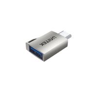 Adattatore UNITEK A1025GNI USB C USB A Maschio-Femmina Argento