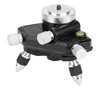 Adattatore Universale 360° con Base Rotante Microregolabile, Connettore per Treppiede in Lega di Alluminio, Supporto Standard con Filettatura 1/4" per Livella e Accessori Fotografici