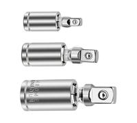 Adattatore universale a cricchetto di tre dimensioni da 1/4 3/8 1/2 pollici Miglioramento della compatibilità con l'utensile elettrico per lo spazio stretto Cricchetto Adattatore universale per presa