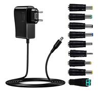 Adattatore universale AC/DC: 12 V, 3 A, 36 W, alimentatore di rete, trasformatore con 9 adattatori spine, adattatori per driver di potenza, convertitori per elettronica domestica e strisce LED