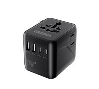 ADATTATORE UNIVERSALE DA VIAGGIO CARICATORE INTERNAZIONALE 6 IN 1 2 USB C 2 USB