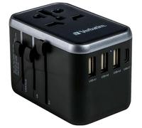 Adattatore Universale Da Viaggio Con USB, 61W, 3x USB A, 2x USB C - 49546