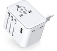 Adattatore Universale Da Viaggio, Presa Universale Da Viaggio Con 2 USB a 2 Type