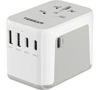 Adattatore Universale Da Viaggio Presa Universale Da Viaggio Con 2USB E 3USB C