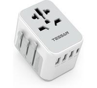 Adattatore Universale Da Viaggio, Presa Universale Da Viaggio Con 3USB, 1USB C E