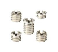 Adattatore universale for fotocamera, vite da 1/4 a 3/8 di pollice, dado di conversione, accessorio for installazione testa a sfera treppiede, portalampada Dsrl(CS091 5 Pieces)