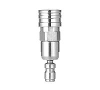 Adattatore universale per attacco rapido autobloccante da 1/4 pollice Connessione semplice e rotazioni a 360° per idropulitrici pressione Attacco rapido per idropulitrice pressione