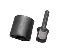 Adattatore universale per jack, acciaio Drill Bit Attachment Tool, Heavy Duty Connector with Anti Rust Coating, Adorable Metal Equipment, Towing Accessory with Compact Design, Garage Tool for Outdoor