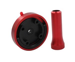Adattatore universale per tappo del serbatoio Strumento completo per test di tenuta Kit di guarnizioni per tappo del carburante per rilevatore di perdite di macchine per il fumo automobilistiche(Red)