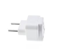 Adattatore universale, Regno Unito, Stati Uniti, Caraibi, spina tipo C, bianco