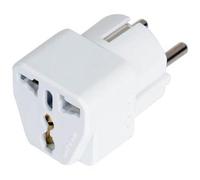 ADATTATORE UNIVERSALE VITO CON SPINA SCHUKO 16A BIANCO