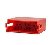 Adattatore Universe Mini ISO in gomma 20 Pin Micro Timer contatti per VW, Audi, Seat, Skoda Rosso