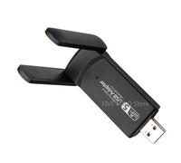 Adattatore USB 1300Mbps AC1300 5 Scheda di rete Ethernet Dual Band 5G 2.4G USB3.0 Dongle WiFi per PC Laptop Ricevitore WiFi WHITE
