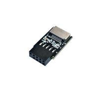 Adattatore USB 2.0 da 9 Pin un TYPE-E Adattatore USB 2.0 da 9 Pin per Pannello Frontale Ad Adattatore Interno Type-E con LED di Alimentazione da 5 V