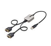 Adattatore USB 2 Porte Serie StarTech 60cm con Ritenzione COM