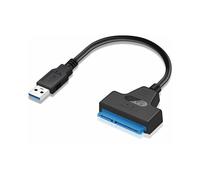 Adattatore USB 3.0 a SATA plug-and-play, facilita il trasferimento dati tra PC o laptop e HDD o SSD SATA da 2,5" senza bisogno di driver aggiuntivi.