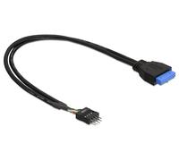 Adattatore Usb 3.0 Femmina Idc Da Interno - 10 Poli Maschio Cm 45