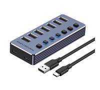 Adattatore USB 3.0 multi porta con 4/7/10 porte 5Gbps DC2V per trasferimento dati veloce e ricarica del dispositivo