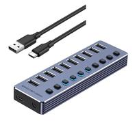 Adattatore USB 3.0 multi porta con 4/7/10 porte 5Gbps DC2V per trasferimento dati veloce e ricarica del dispositivo