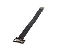 Adattatore USB 3.2 20 Pin GEN2 Tipo e Maschio A Tipo e Femmina, Presa Pannello Frontale, Cavo Piatto con Foro per Vite